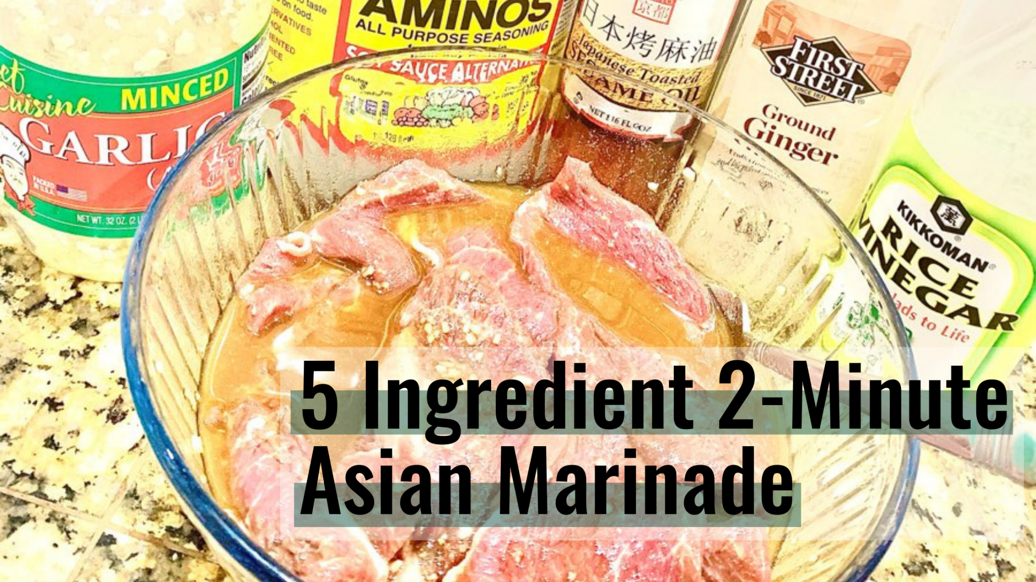 5 Ingredient 2 Minute Asian Marinade